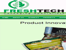 Tablet Screenshot of freshtechinc.com